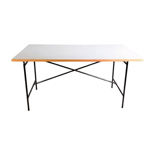 7x Original Egon Eiermann Desk Richard Lampert Metal