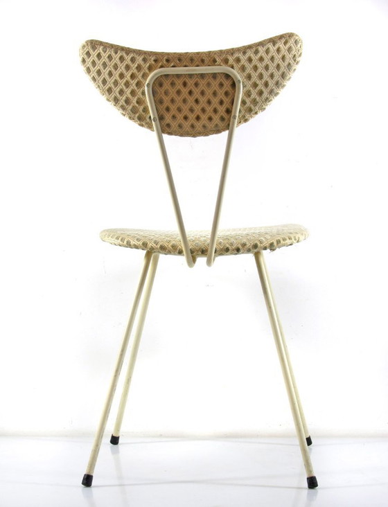 Image 1 of 2 decoratieve stoelen van Kembo uit de jaren vijftig van W.H. Gispen