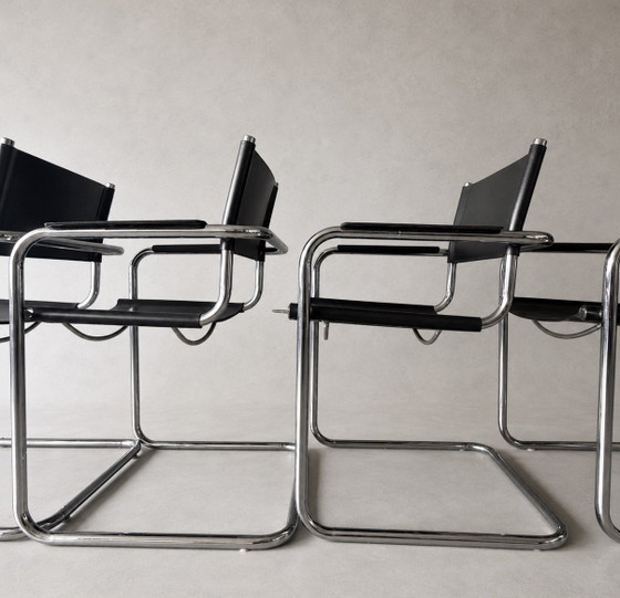 Image 1 of 4 originale Mart Stam S34 Stühle – Goethe-Institut, ca. 1970er Jahre