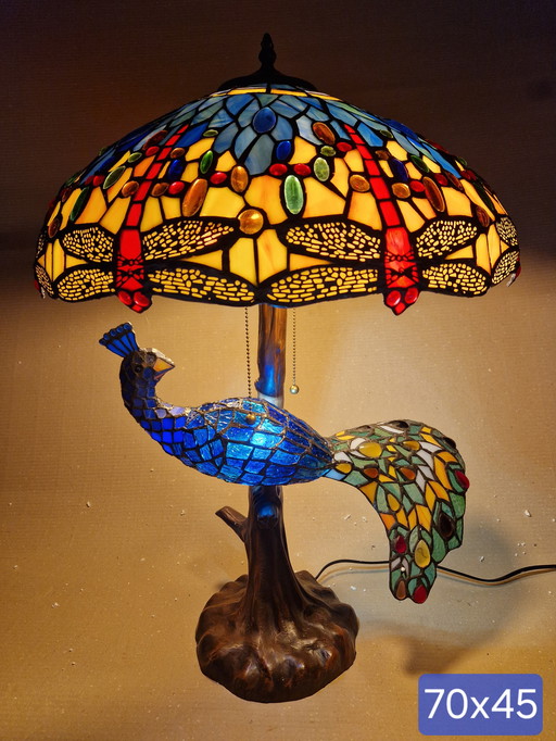 Bellissima lampada da tavolo in stile Tiffany 70x45