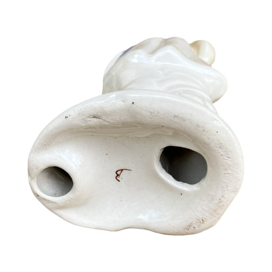 Image 1 of Statuetta in porcellana di un pastore di oche, dipinta a mano, URSS 1960