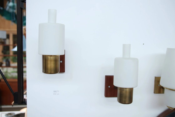 Set of two Jo Hammerborg Nordlys wall lamps, Danish design 1962 – Wall lights, Crystal, Glass, Scandinavian (photo 3 of 6)