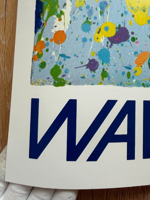 Walasse Ting (1929–2010), Galerie Moderne Silkeborg, Ausstellungsplakat, 1986