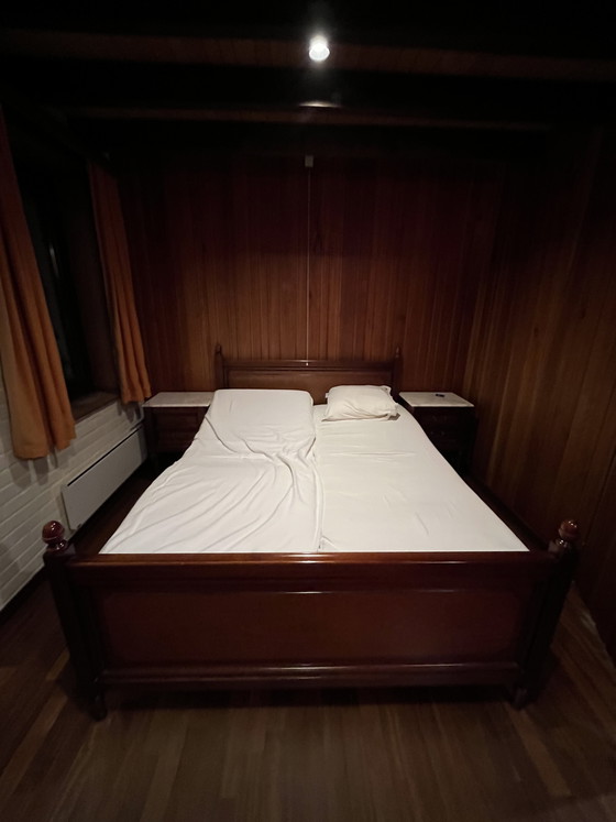 Image 1 of Cadre de lit Tamarac King 140 x 200 cm avec tables de chevet