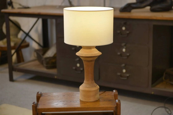 Eiken lamp uit de jaren 50 – Tafellampen, Vintage (photo 7 of 10)