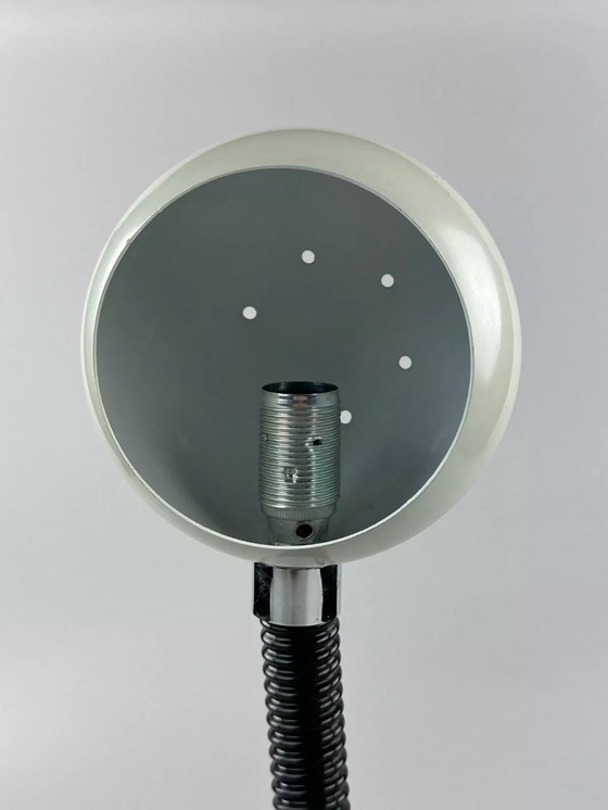 Image 1 of 60s 70s tafellamp Egon Hillebrand bollamp space age metaal ontwerp