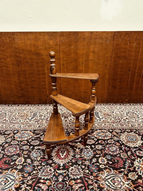 Classic English Library Ladder – Stools, Wood (photo 2 of 6)