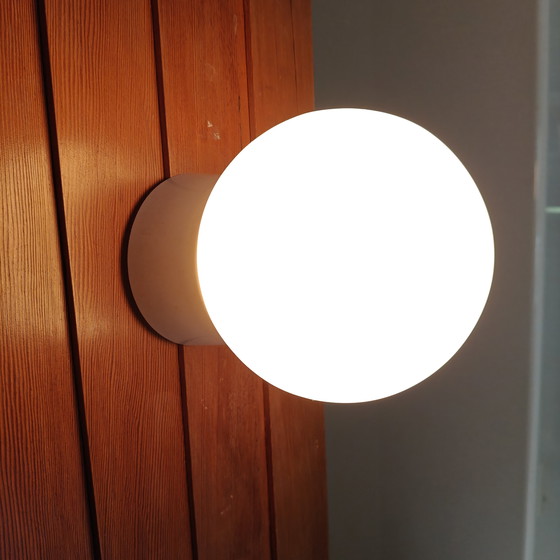 Image 1 of Vintage Niko 6242 Space Age Globe Wall Lamp – Belgium