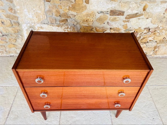 Image 1 of Mid-Century Teak Chest of Drawers, 1970s