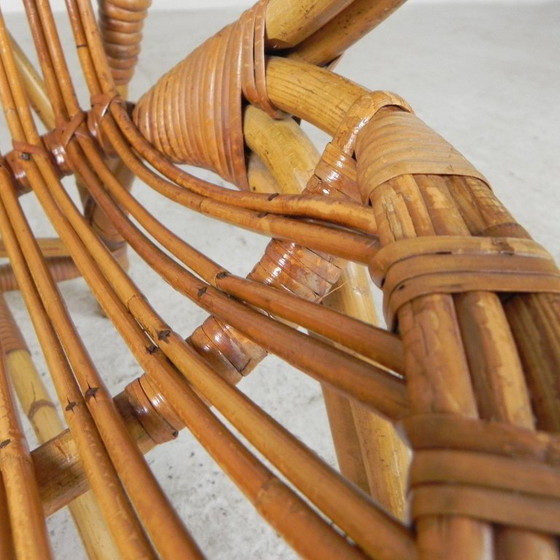 Image 1 of Silla Rohe Noordwolde de bambú y ratán, años 50