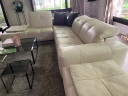 SOFÁ ESQUINERO DE CUERO NATUZZI