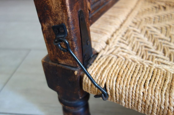 Image 1 of 2 traditional Pida chairs, India, 1950s/60s