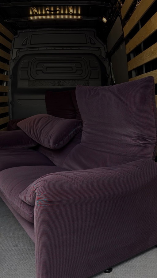 Cassina Maralunga di Vico Magistretti - Divano 2 posti – banken, Textile