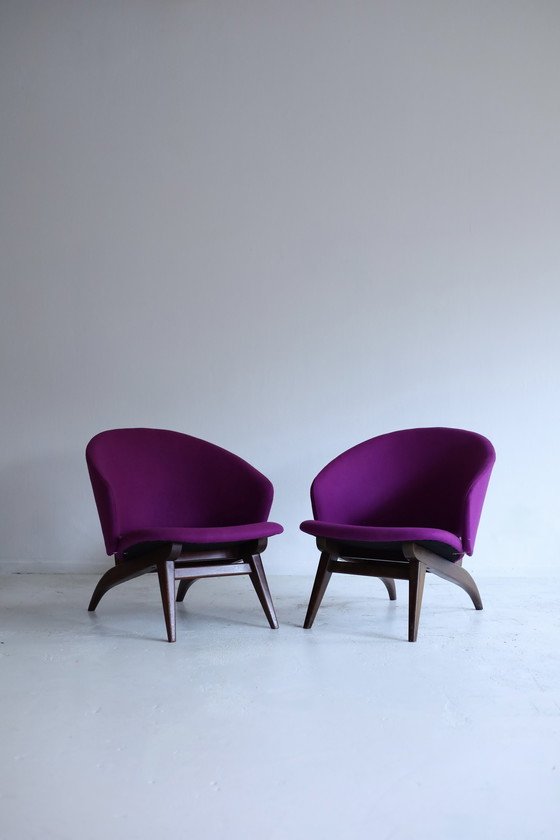 Image 1 of Ensemble de 2 fauteuils modèle 109, Theo Ruth, Artifort