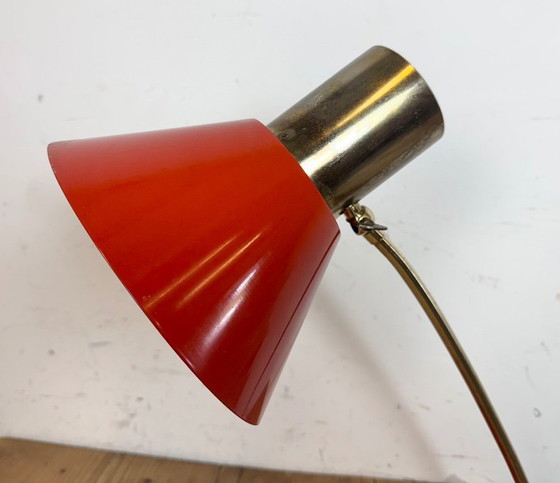Image 1 of Vintage Red Table Lamp , 1970s