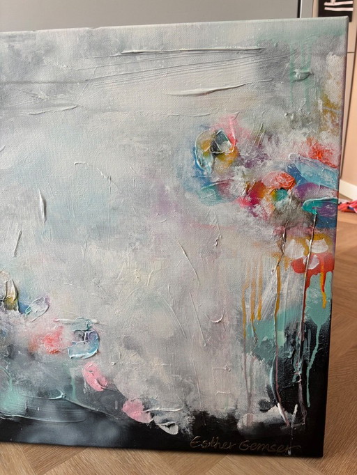 Esther Gemser - pioggia estiva - 60x160