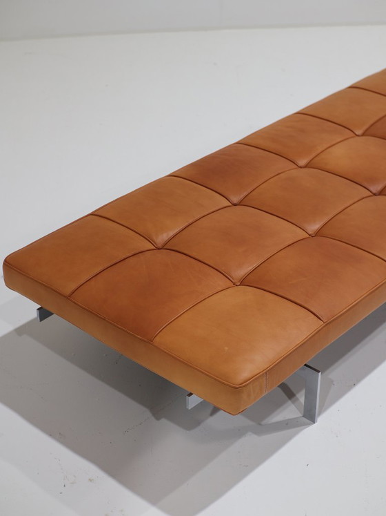 PK80 Daybed Poul Kjaerholm E. Kold Christensen, Denmark 1957, Leather, Metal, Brown, Modern (photo 8 of 15)