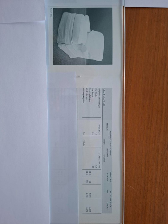 Image 1 of Axel Vervoordt Lady Liz clubzetel