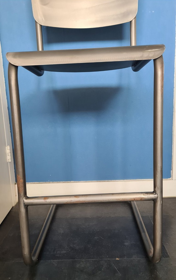 Image 1 of Sgabello in metallo sospeso della Schoolhouse di Restoration Hardware