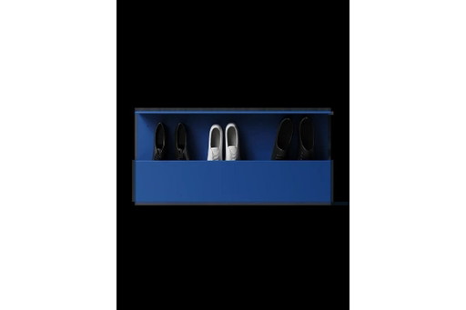NICHBA Scatola porta scarpe 100 cm – Blu – kledingkasten, Metal (photo 2 of 5)