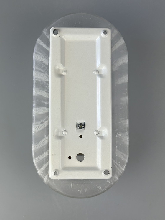 Image 1 of 60s 70s wandlamp Peill & Putzler Duitsland glas & metaal space age design