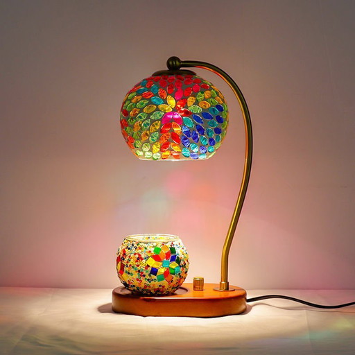 Lampe à poser de style bohème - Lampe à poser - Fer