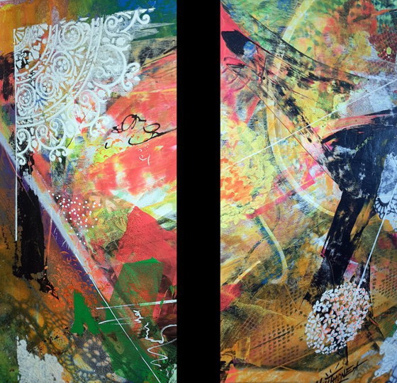 Image 1 of JUVENTUD - Pulso Cromático - Lienzo de artista
