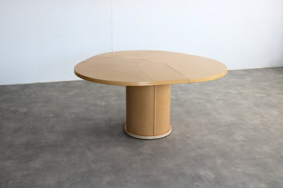 Image 1 of Vintage Skovby SM32 folding round dining table