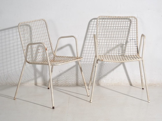 Antique outdoor chairs with armrests (c.1920). Set of 4 pieces #4 – Garden chairs, Iron (photo 31 of 40)