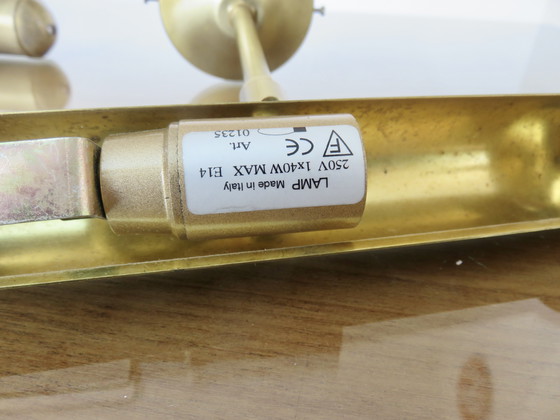 Image 1 of Coppia di applique in ottone Made in Italy anni '70-'80