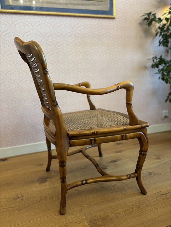 Image 1 of Giorgetti, Chinees Chippendale Faux Bamboo, +/- 1960