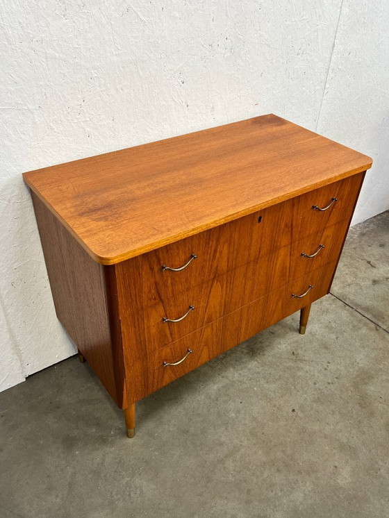 Image 1 of Commode vintage du milieu du siècle, Svensk Möbelindustri Smi, Suède 1960