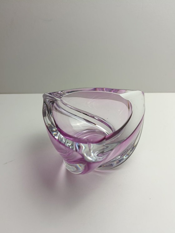 Vide-Poche - Val Saint Lambert - Belgique - R. Delvenne, Circa: 1950 – Bols, Glass (photo 4 of 7)