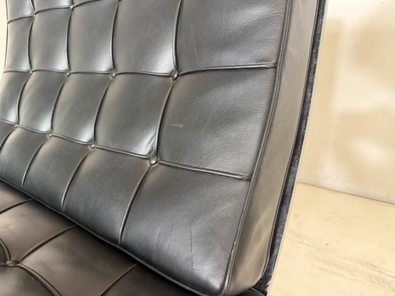 Knoll Barcelona Stoel Design Lederen Stoel Fauteuil – Stoelen / fauteuils, Leather, Metal (photo 9 of 15)