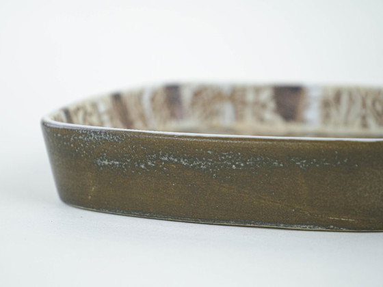 Ceramic bowl, Danish design, 1960s, manufacturer: Royal Copenhagen, Brown, Vintage (photo 7 of 10)