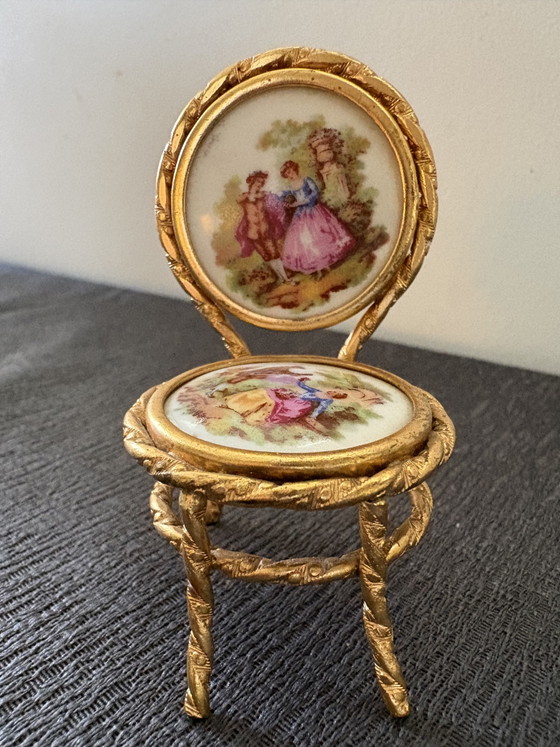 Image 1 of set in miniatura Limoges