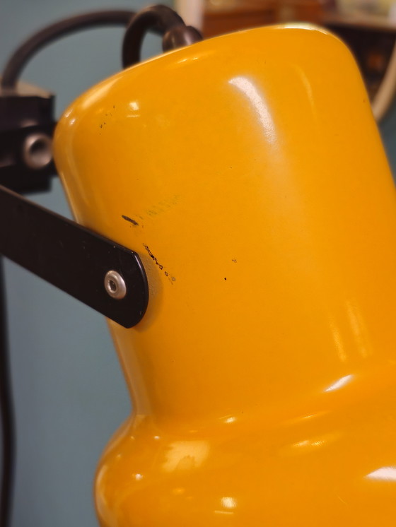 Image 1 of Lampadaire Vintage Lampadaire Jaune Ajustable