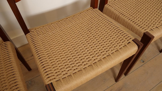 Image 1 of Chaise de salle à manger vintage | Cadovius | Pia | Royal Persiennen | Restaurée