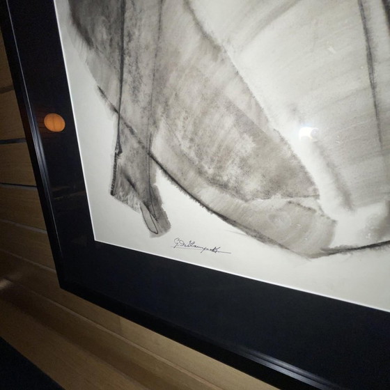 Georges (géo) De Vlamynck, Femme Nue Abstraite, Fusain Encre Craie sur Papier Mouillé – Peintures et dessins (photo 11 of 17)