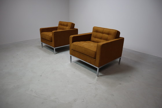 Image 1 of Pair of Florence Knoll lounge chairs for Knoll International