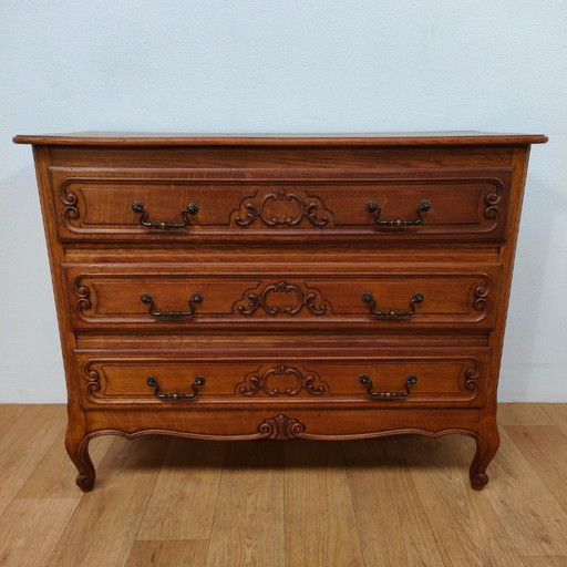 Cassettiera vintage Queen Ann, comò, credenza, mobili da bagno