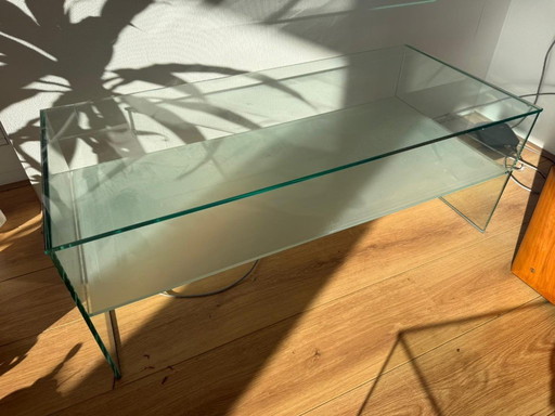 Glass side tables (set of 3)