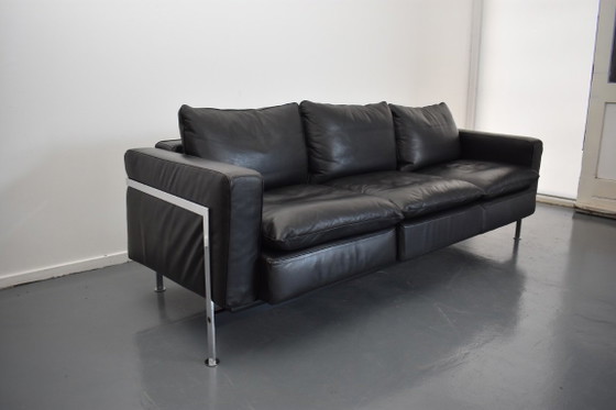Magnifique canapé design De Sede Robert Haussmann 302 – Canapés 3 places, Metal, Leather (photo 3 of 17)