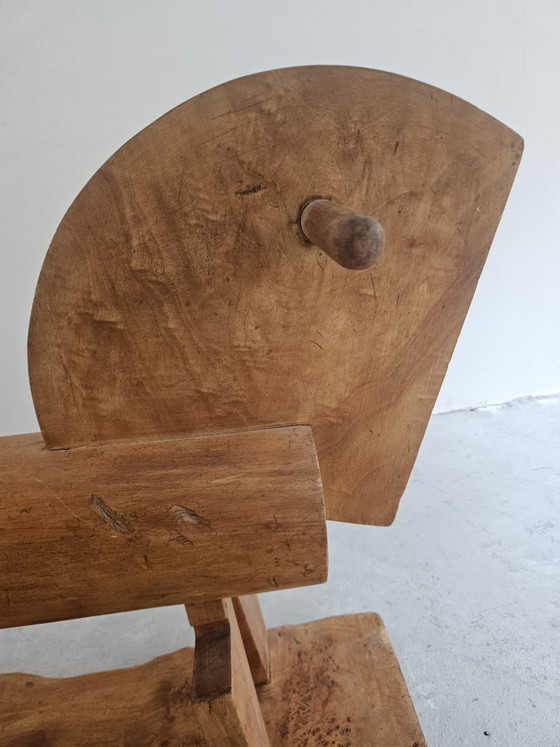 Unique Vintage Wooden Rocking Horse – Decorative Objects (photo 4 of 7)