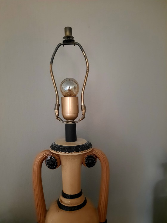 Beautiful large Kullmann earthenware light-sealed table lamp – Ceramic (photo 6 of 9)
