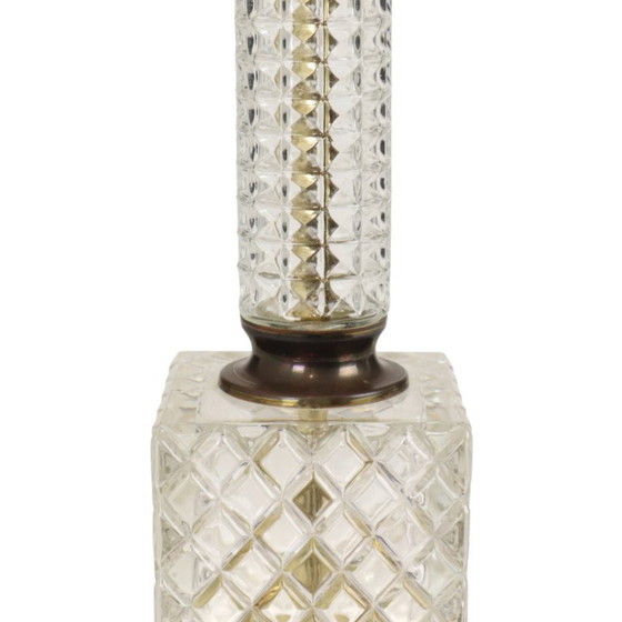 Vintage Classic Solid Glass Table Lamp 1980s – Massive (photo 6 of 13)