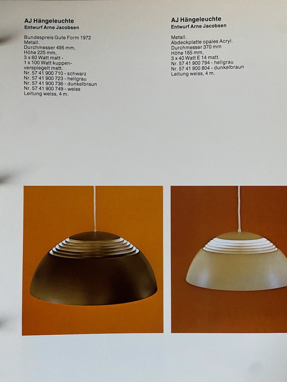 Image 1 of Top Louis Poulsen Aj Royal White Lamp Arne Jacobsen