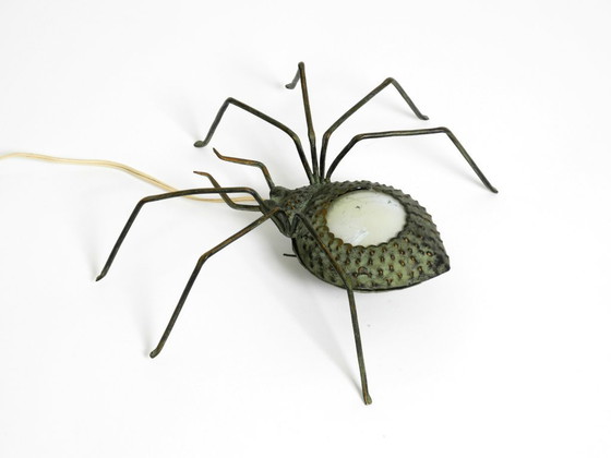 Image 1 of Bellissima lampada da parete italiana "Spider" in stile Mid-Century Modern realizzata in metallo