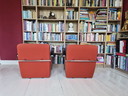 Leolux Scylla 2x oranje/steenrood