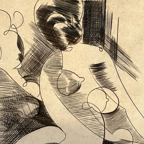 René Mels (Meulemans), Compositions, Gravures, 1945, Lot de 3 – Tirages d'art, Paper (photo 7 of 13)